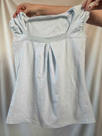 Light Blue Baby Doll Top