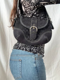 Black Vintage Coach Bag - Zip Vintage