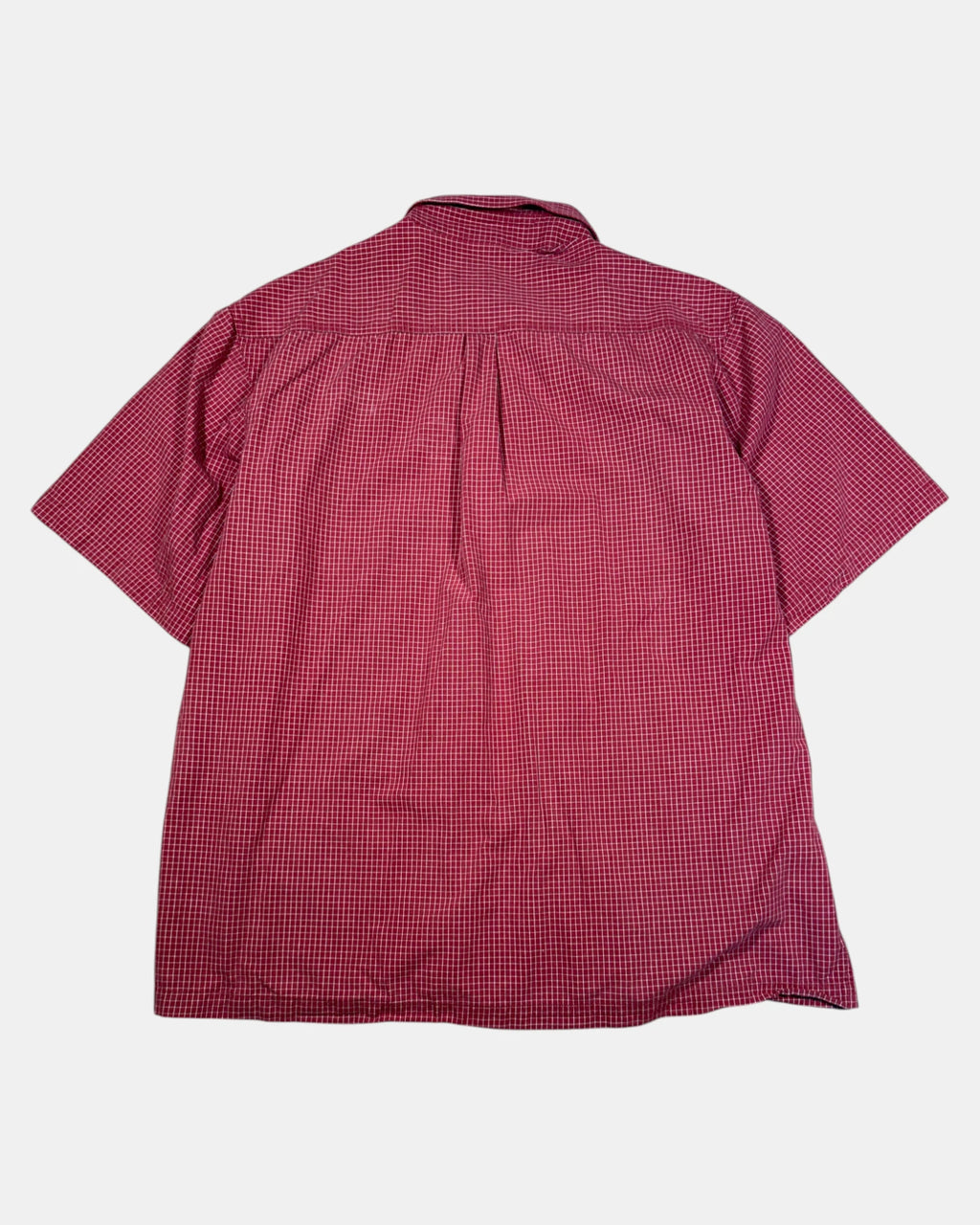 Red & Black Button-Up