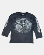 Y2K Long Sleeve Dragon Graphic Tee
