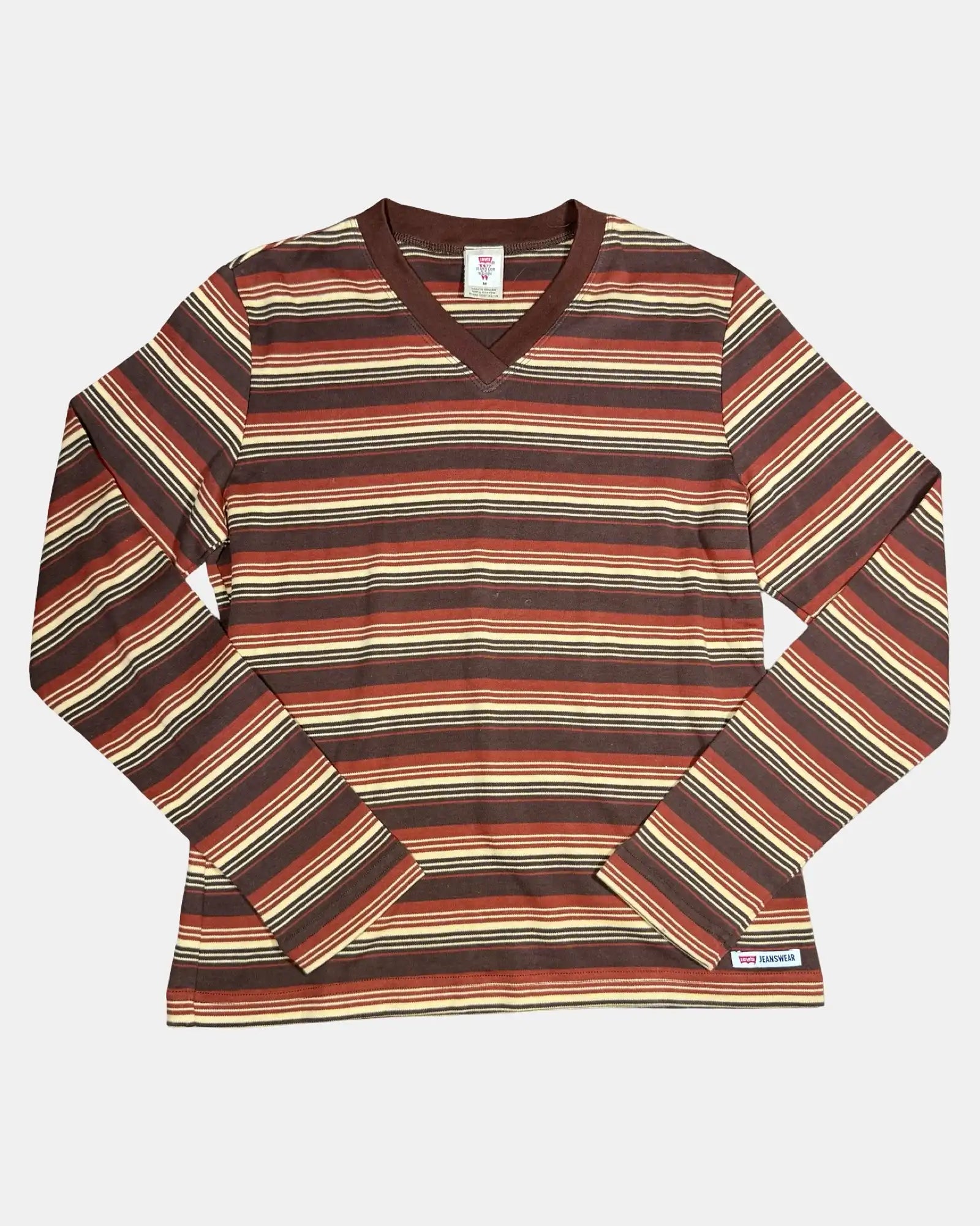 Genuine 1970s Levis Striped Long Sleeve