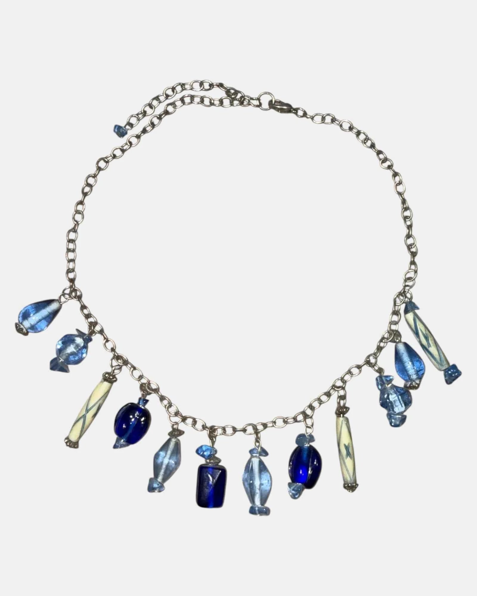 Blue Charm Necklace