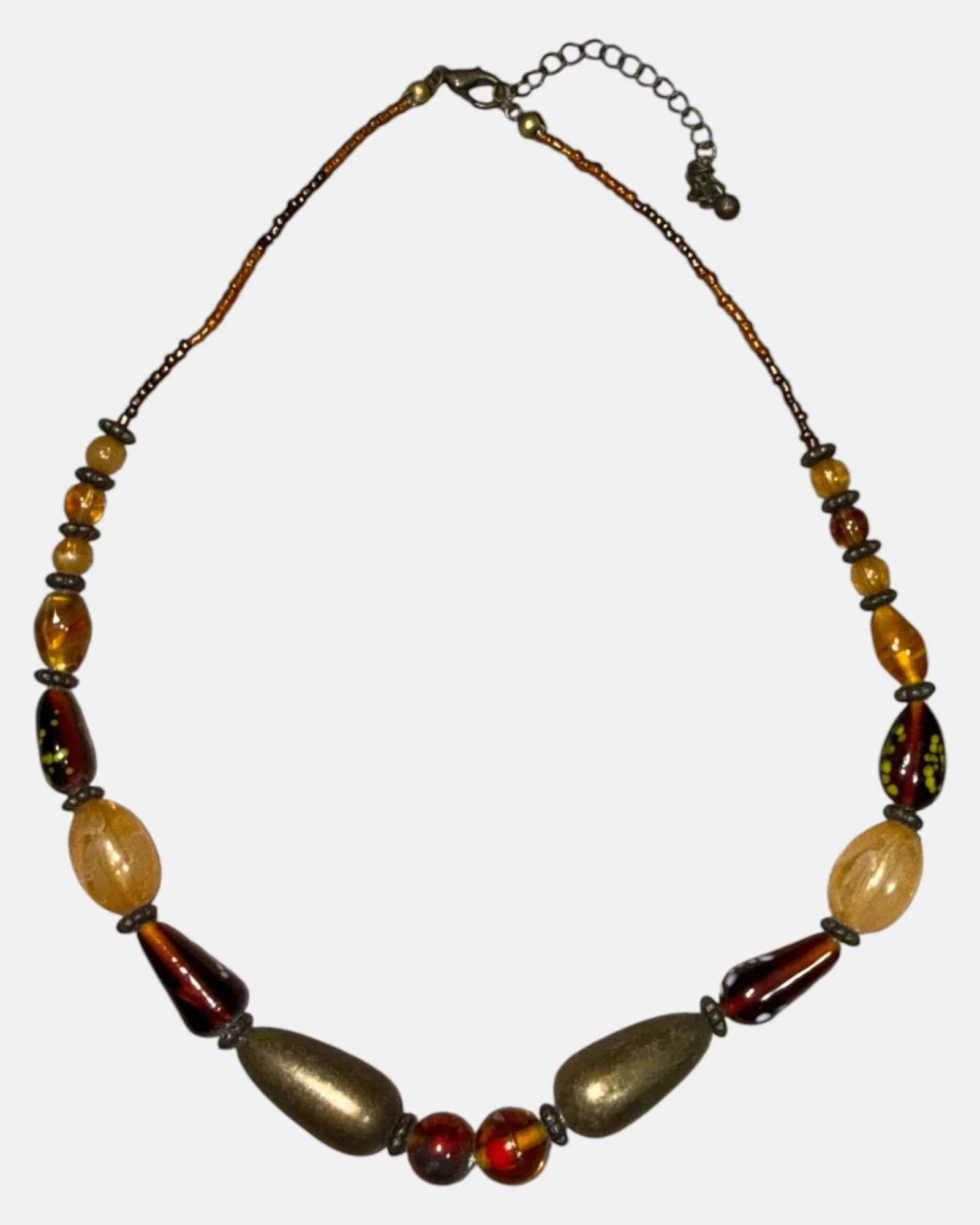 Retro Beaded Choker Necklace