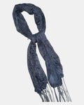 Grey Sparkly Mesh Scarf