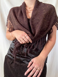 Brown Sparkly Scarf