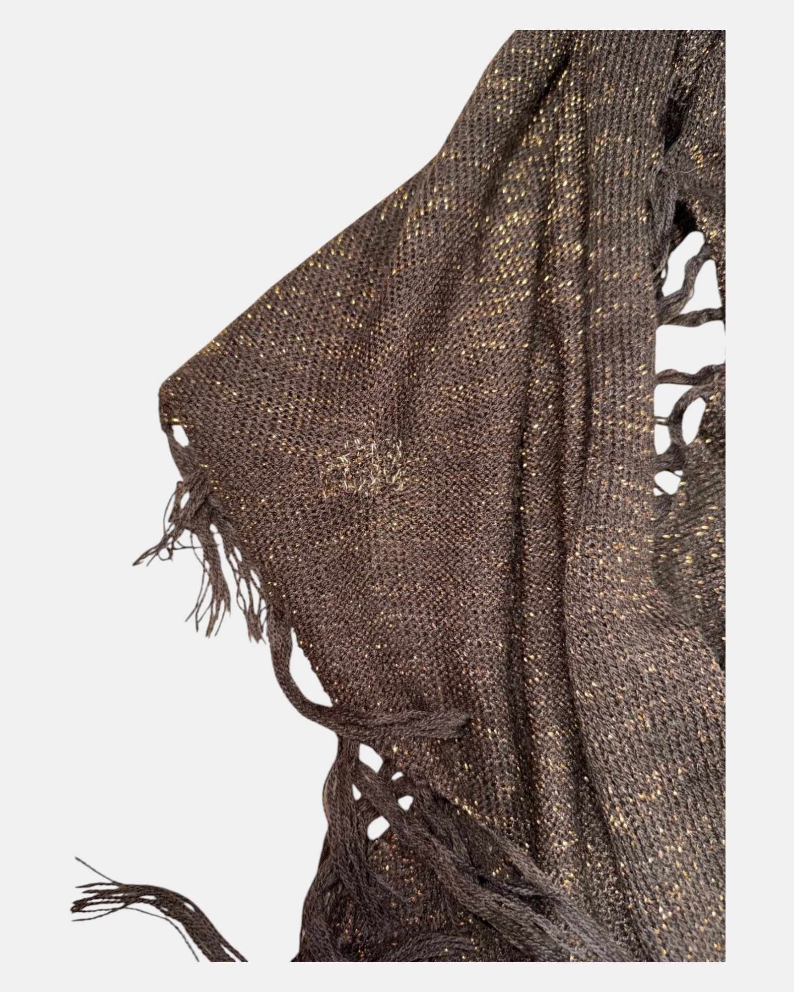 Brown Sparkly Scarf