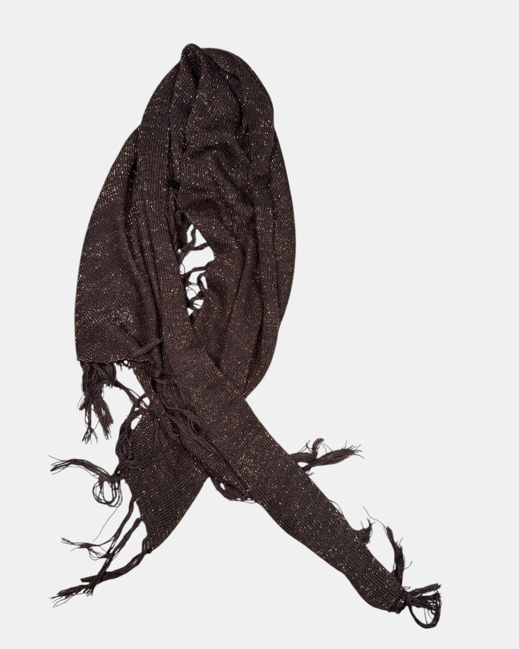Brown Sparkly Scarf