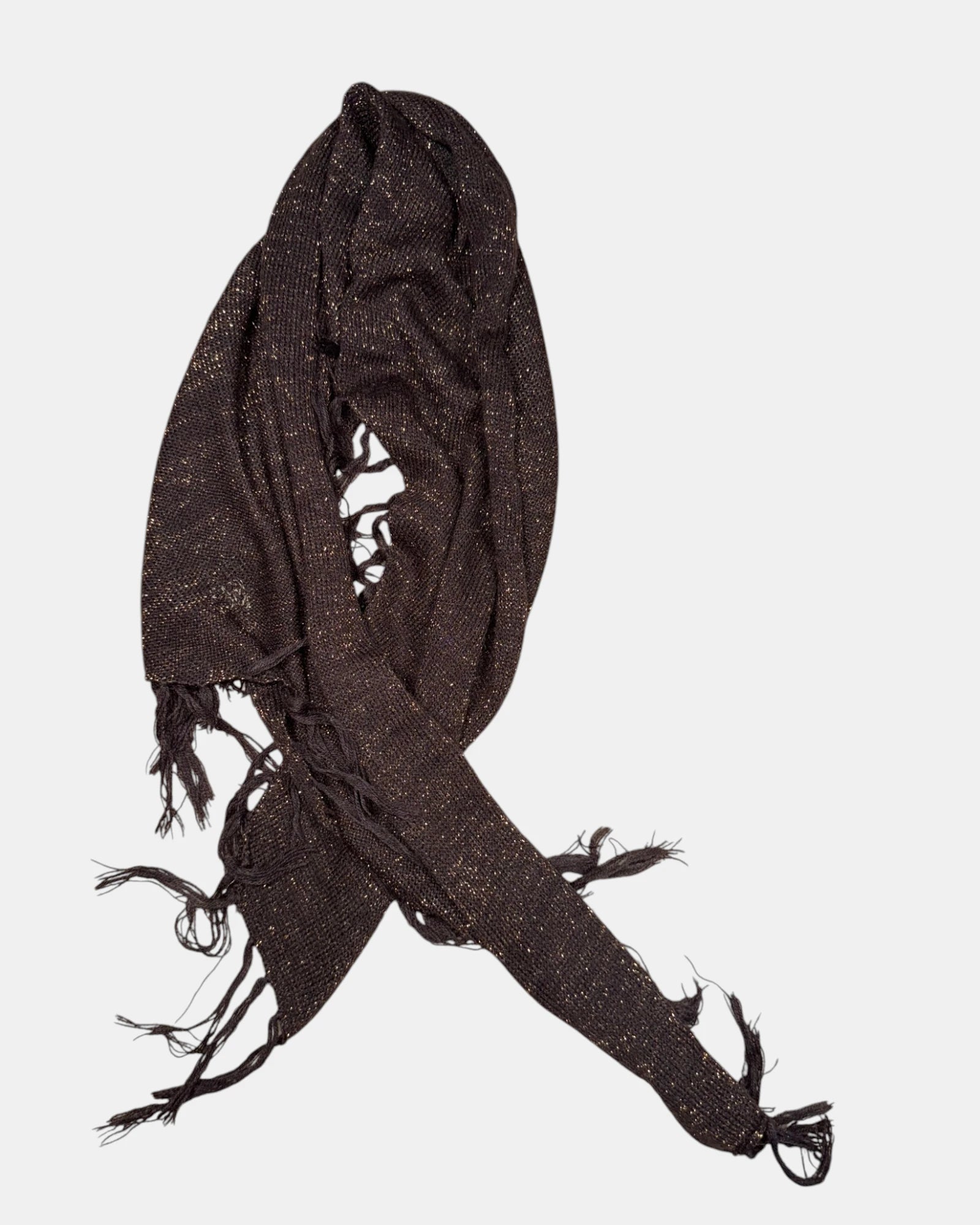 Brown Sparkly Scarf