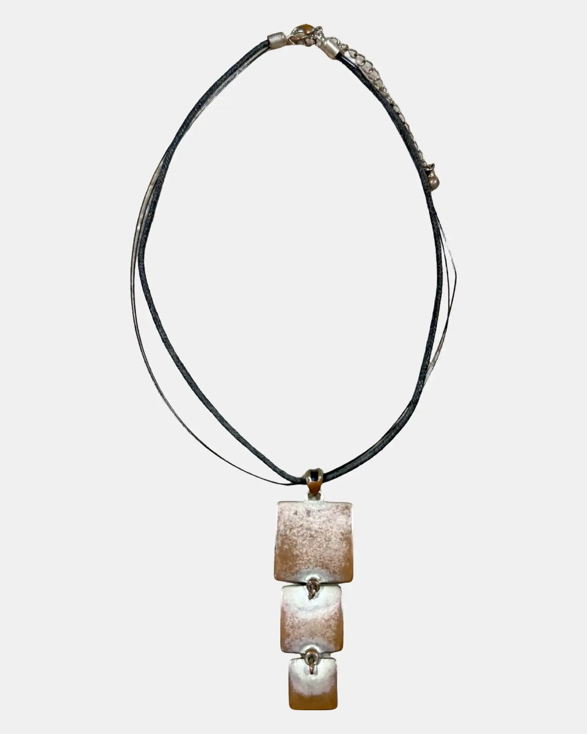 Black and White Three Layered Necklace