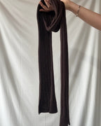 Brown Knit Scarf
