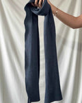 Blue Knitted Scarf