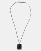 Square Tri-tone 90s Style Necklace