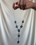 Blue Flower Necklace