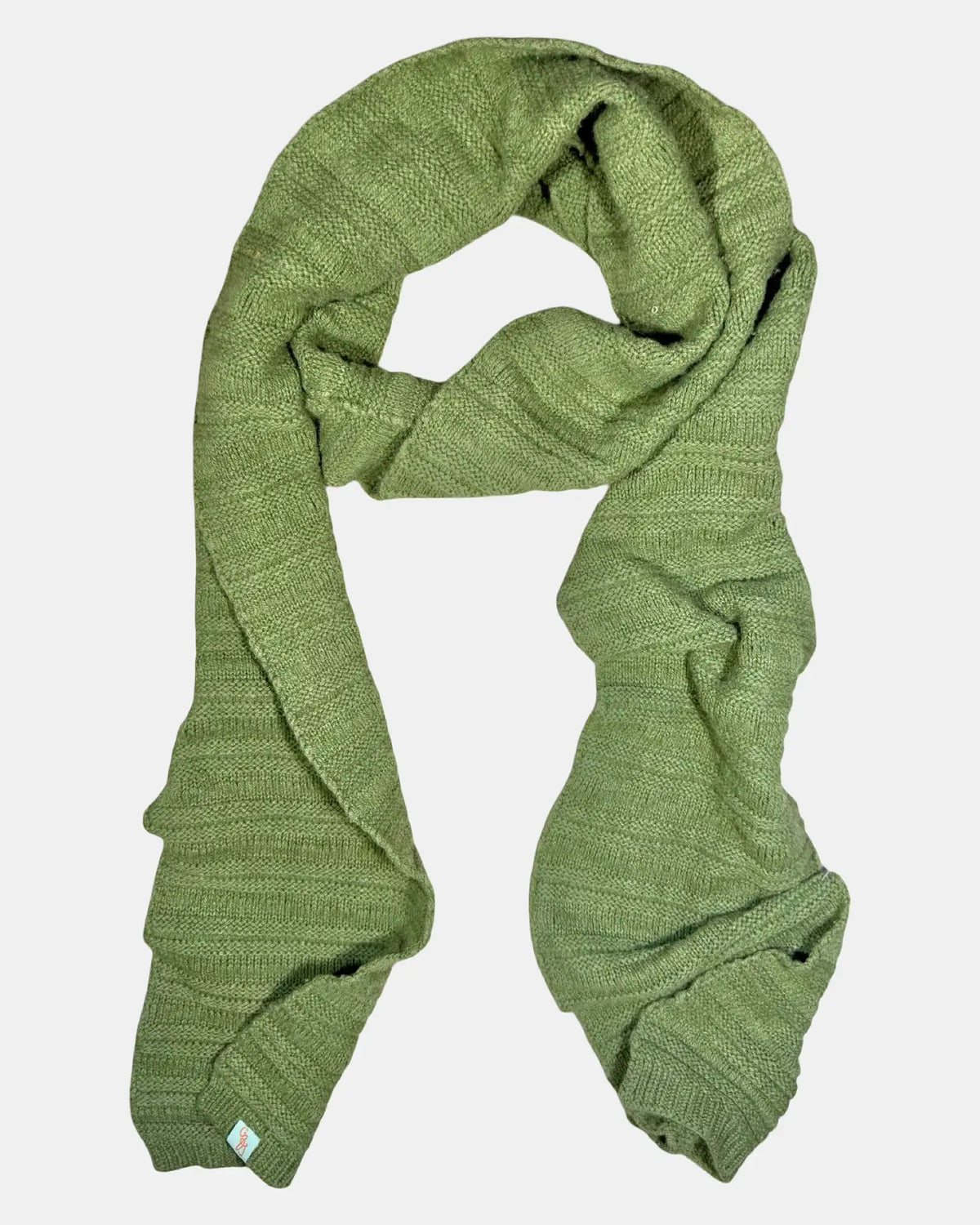 Green Knit Scarf