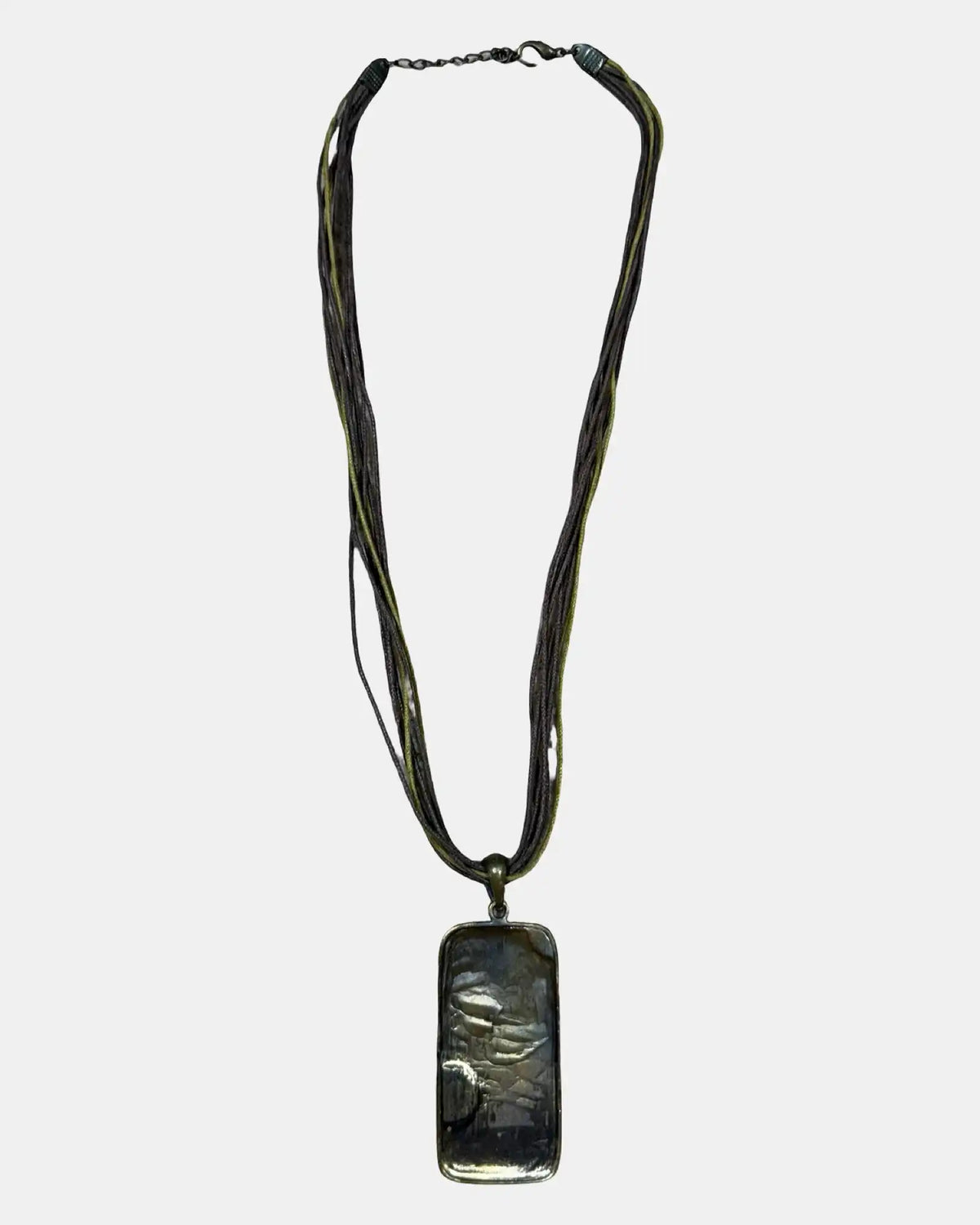 Brown Flower Pendant Necklace