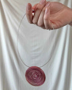 Pink Circle Pendant