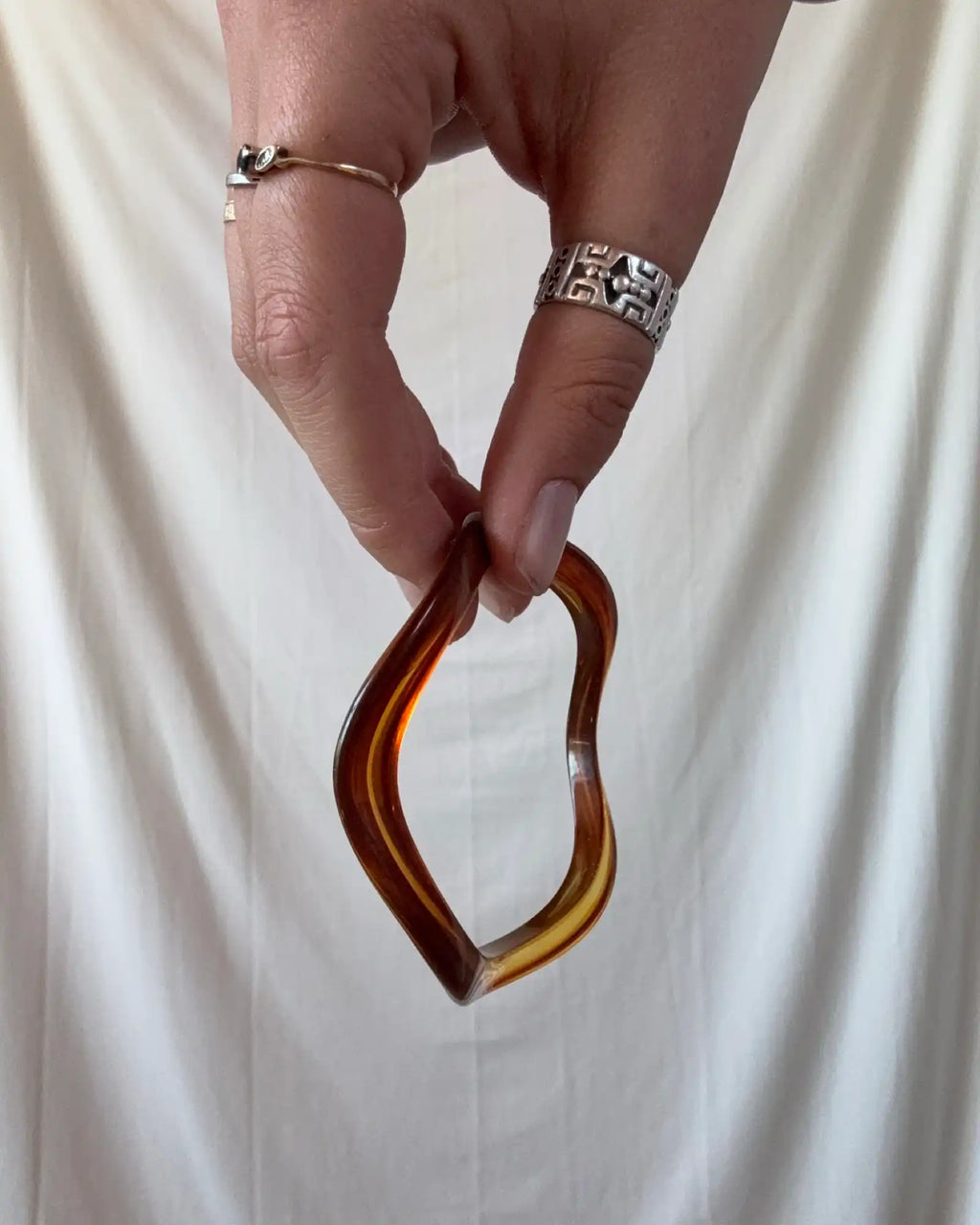 Brown Wavy Bracelet