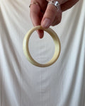 Cream Thick Bangle