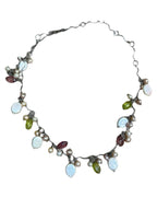 Beaded Silver Necklace