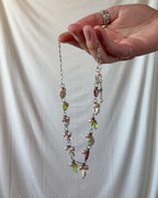Beaded Silver Necklace