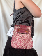Vintage Guess Pink Cross Body Bag - Zip Vintage