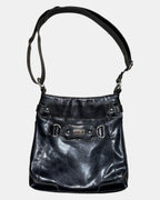 Black 90s Style Buckle Bag