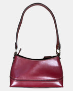 Red Leather Shoulder Bag