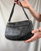 Black Leather Shoulder Bag