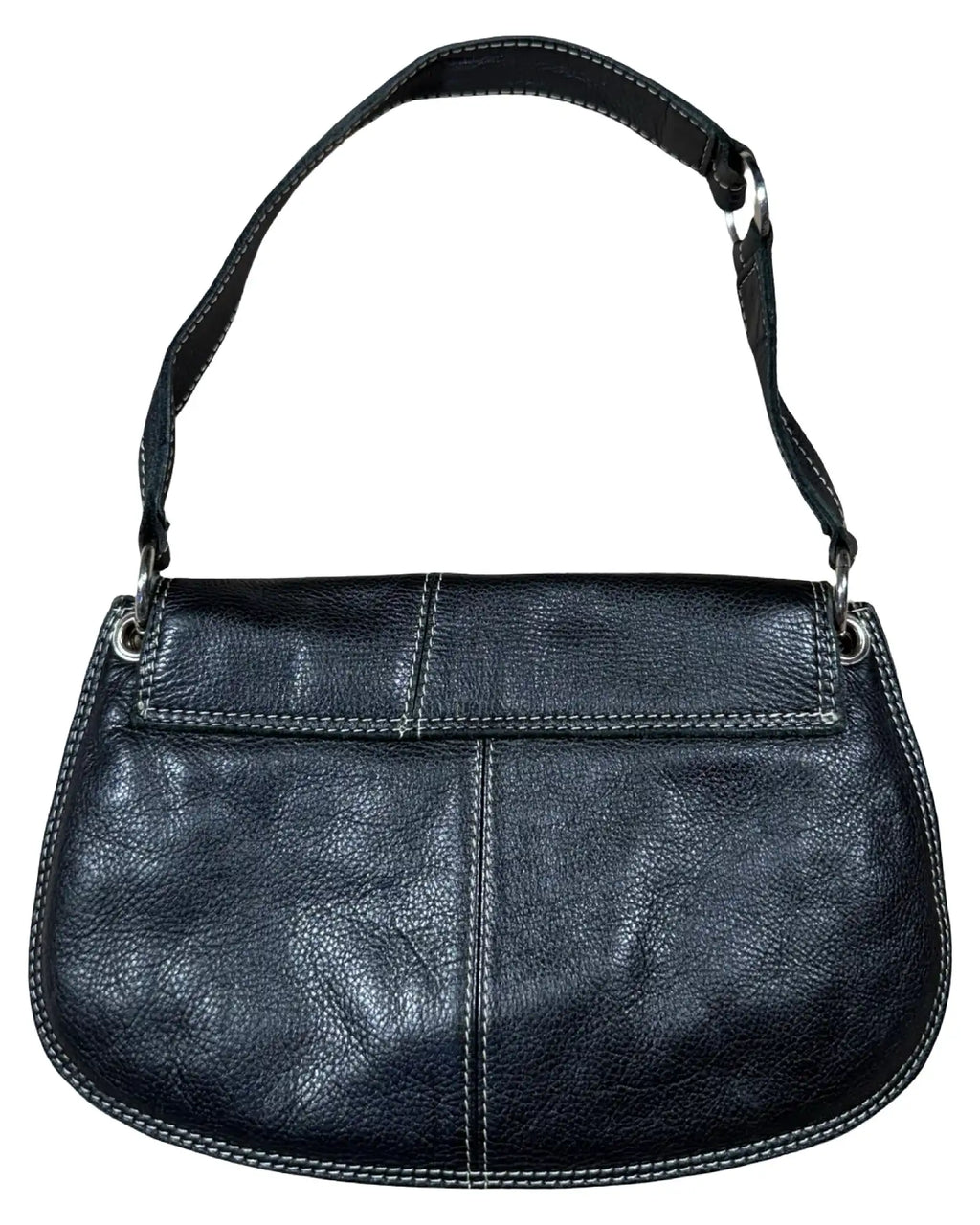 Black Leather Shoulder Bag