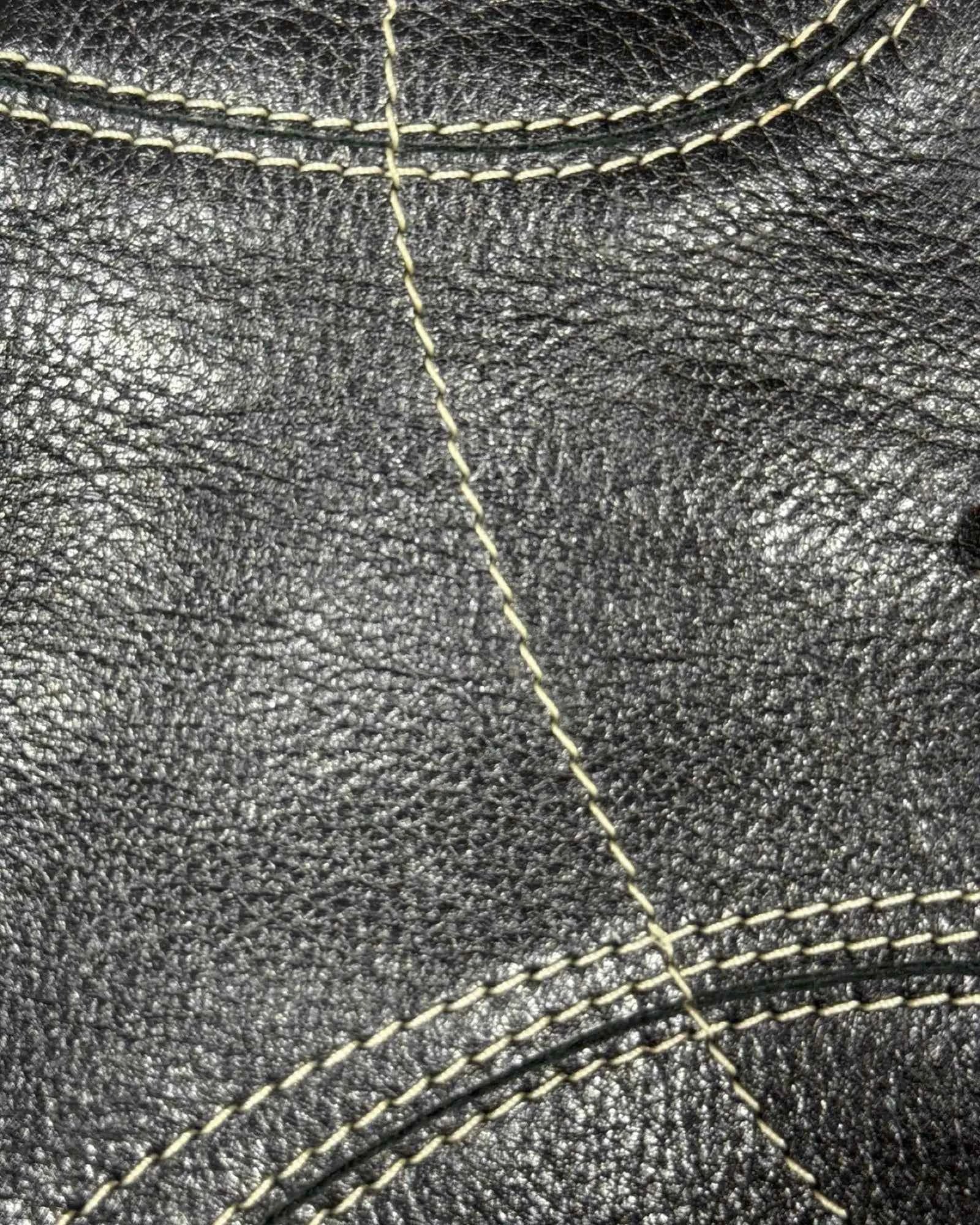 Black Leather Shoulder Bag