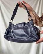 Navy Y2K Vintage Shoulder Bag