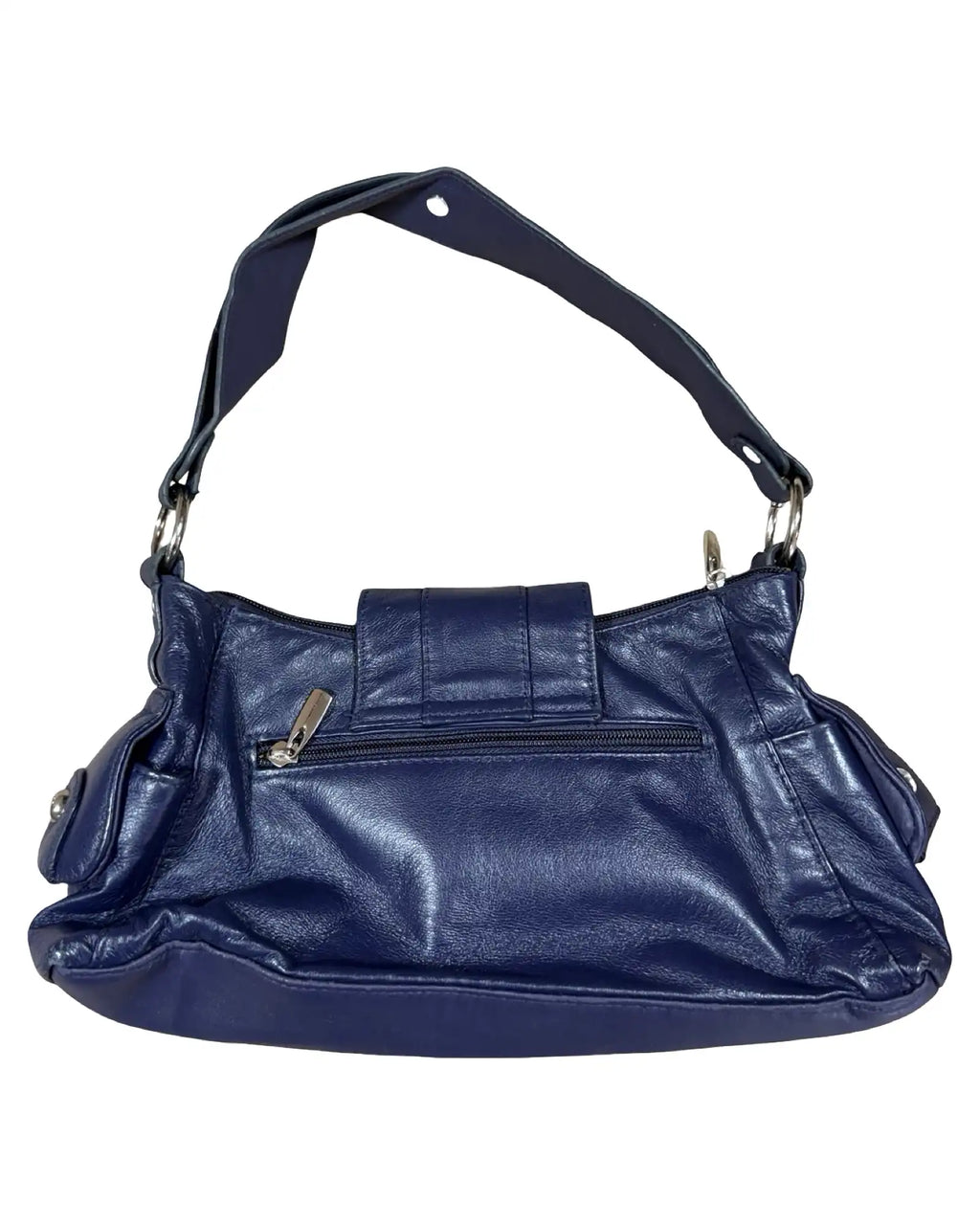Navy Y2K Vintage Shoulder Bag