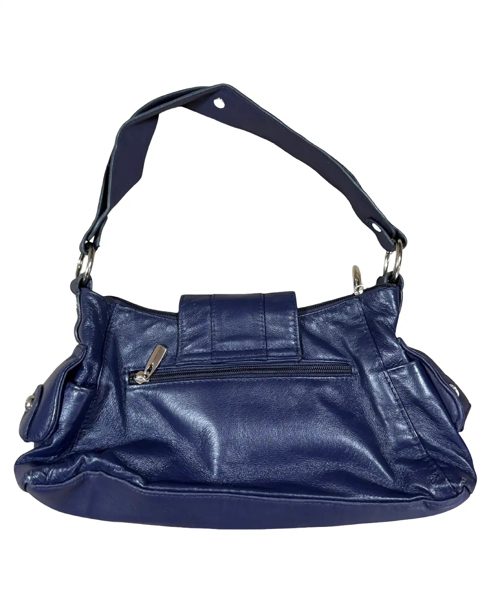 Navy Y2K Vintage Shoulder Bag