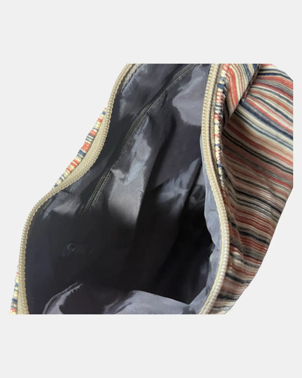 Striped Corduroy Shoulder Bag