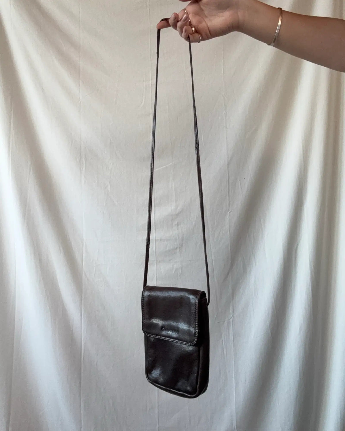 Brown Leather Satchel Bag