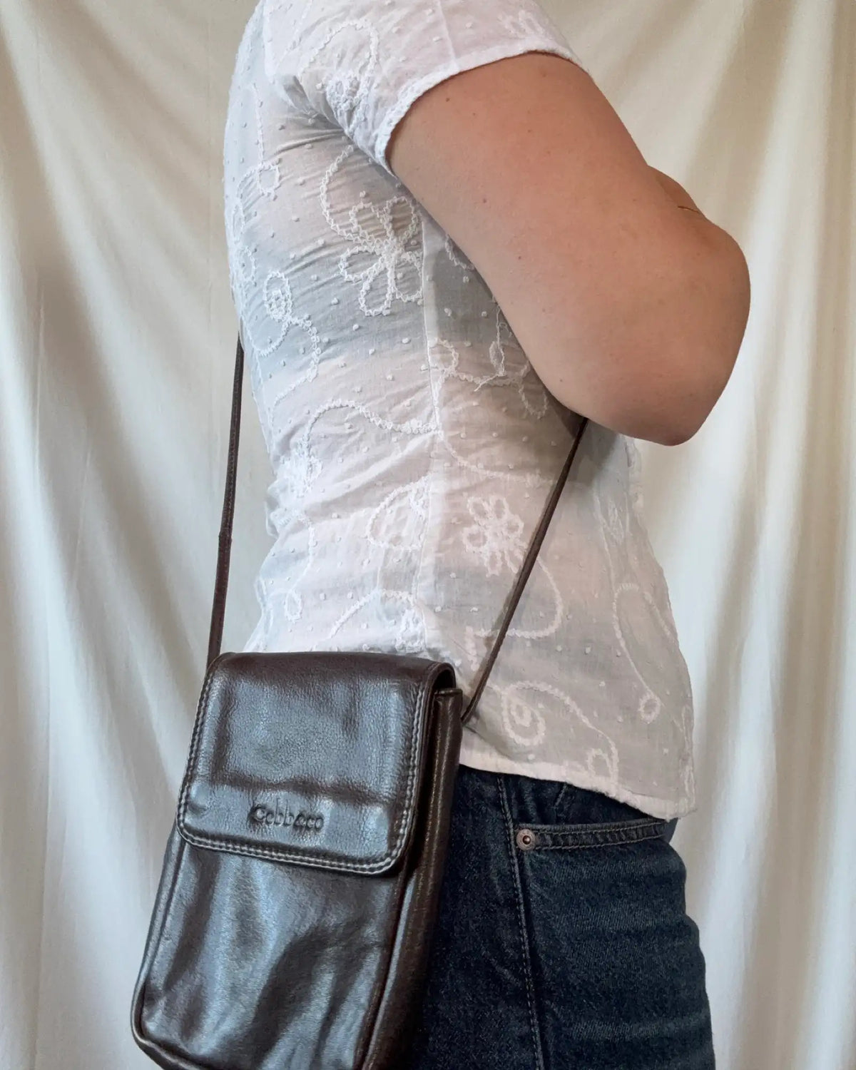 Brown Leather Satchel Bag
