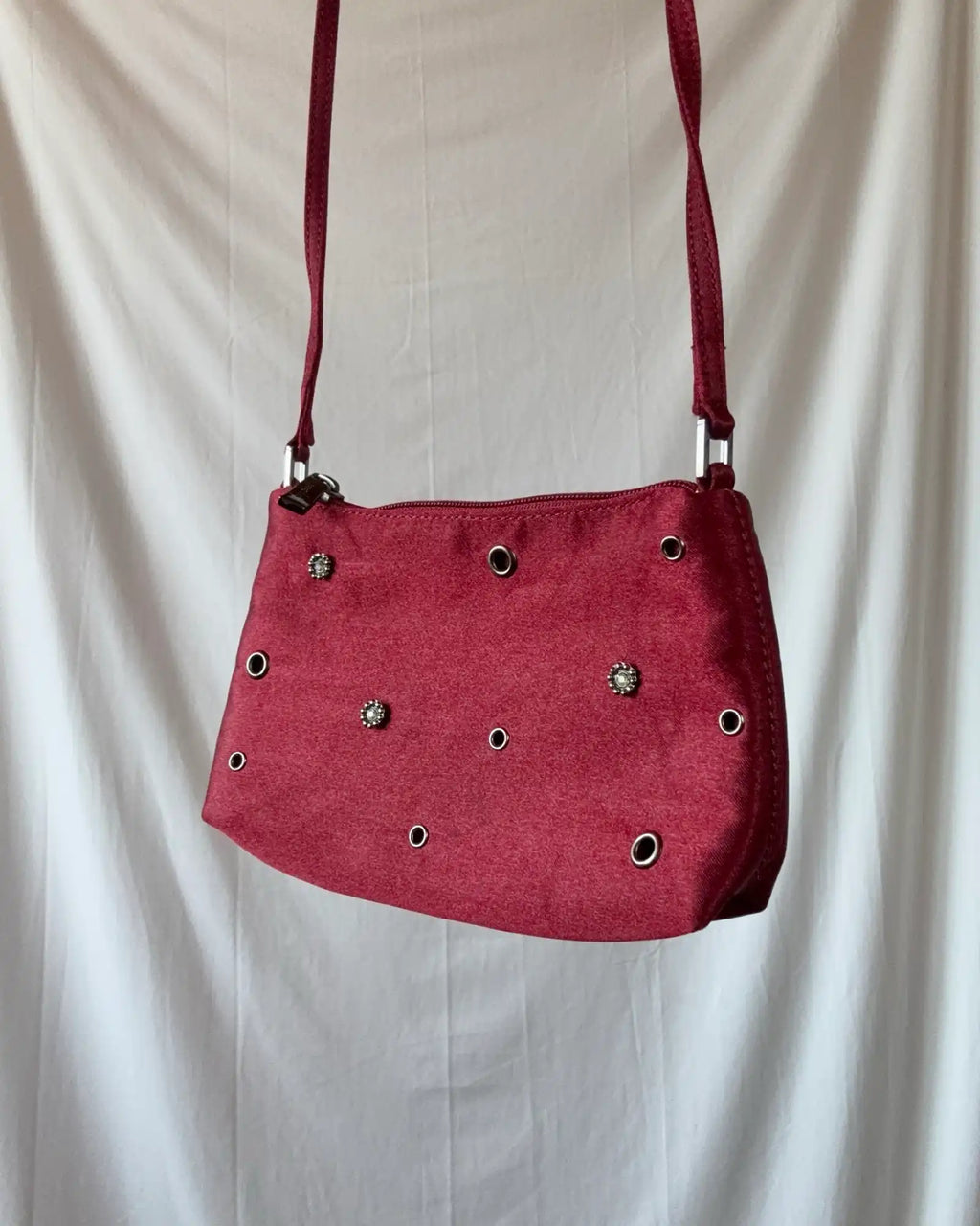 Small Red Beaded Bag