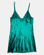 Green Cami Dress with Slit