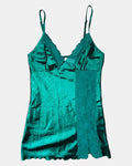 Green Cami Dress with Slit