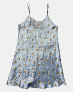 Blue Teddy Slip Dress