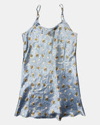 Blue Teddy Slip Dress