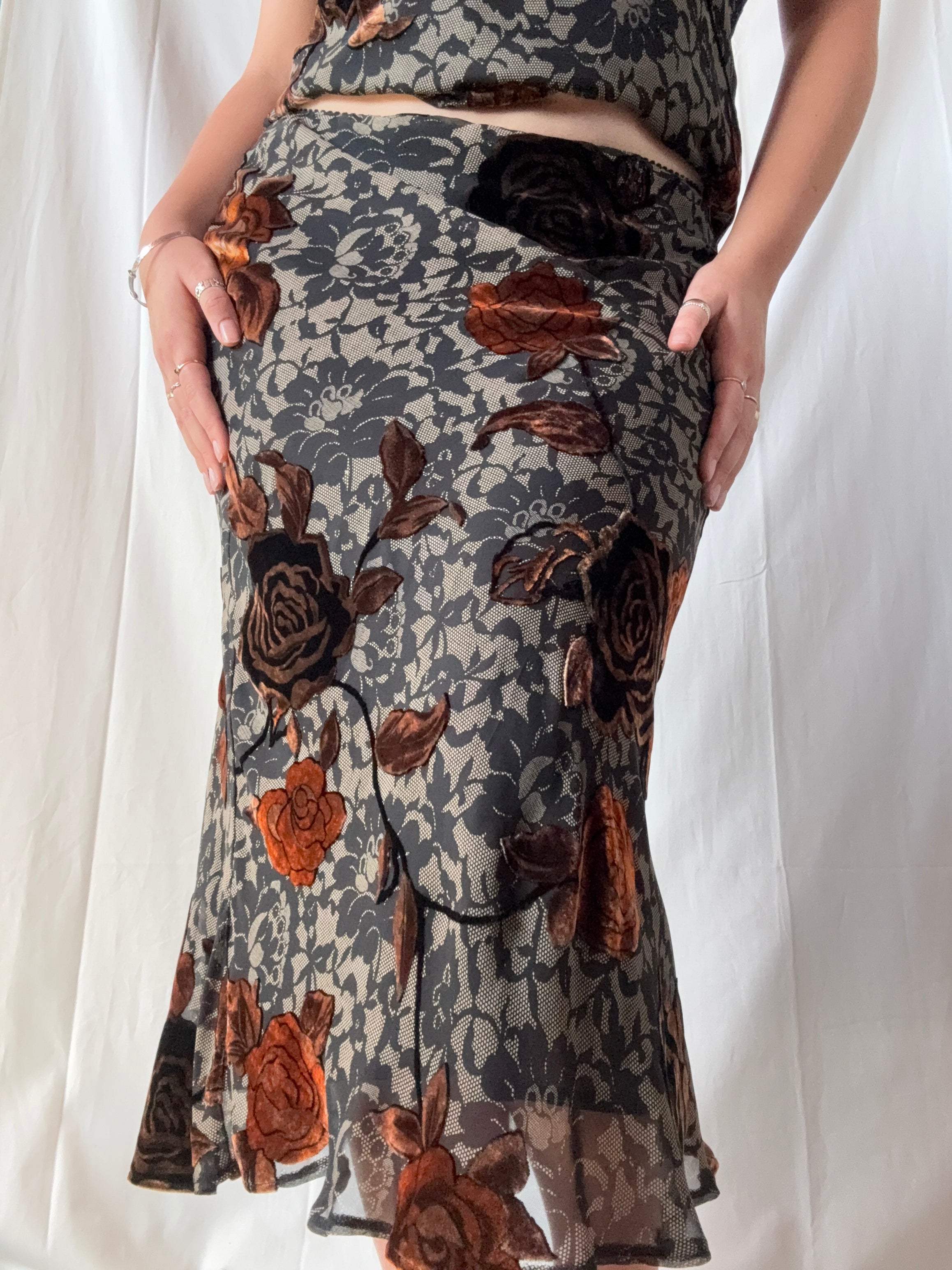 Brown and Orange Three Piece Set | Est. Size 14-16