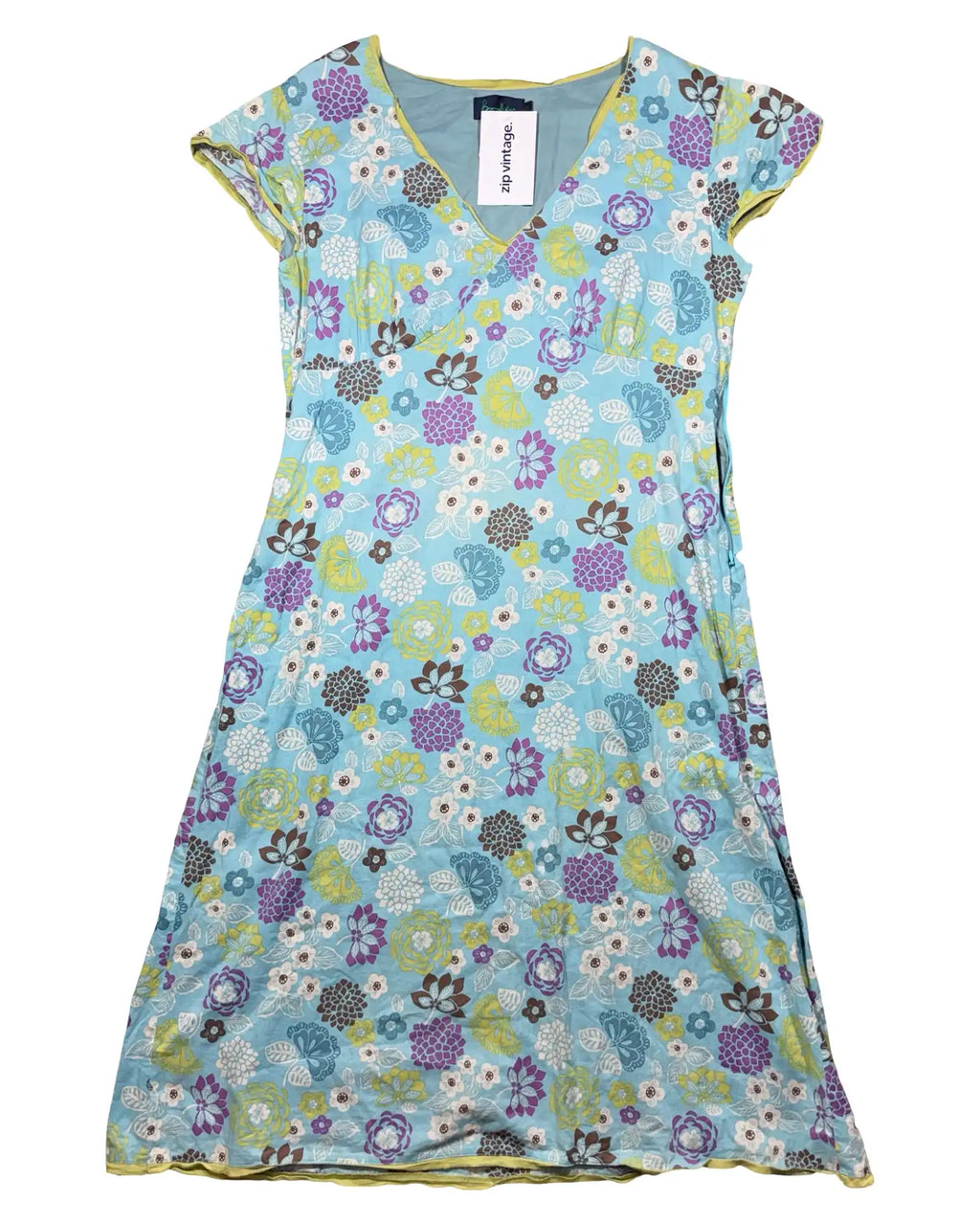 Blue Floral Dress