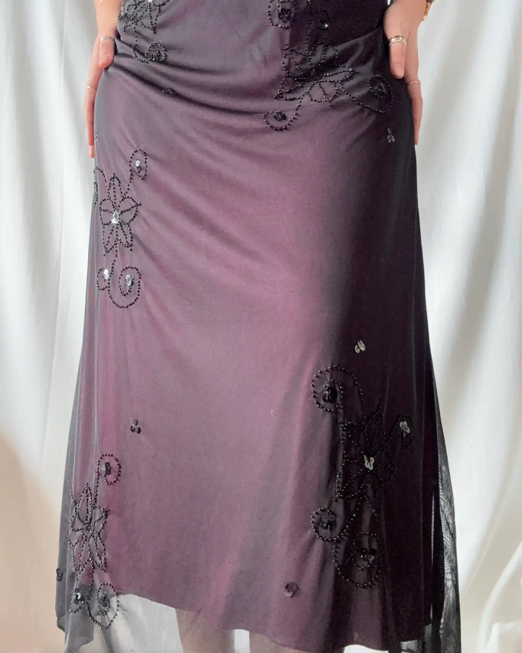 Black and Pink Fairy Mesh Dress