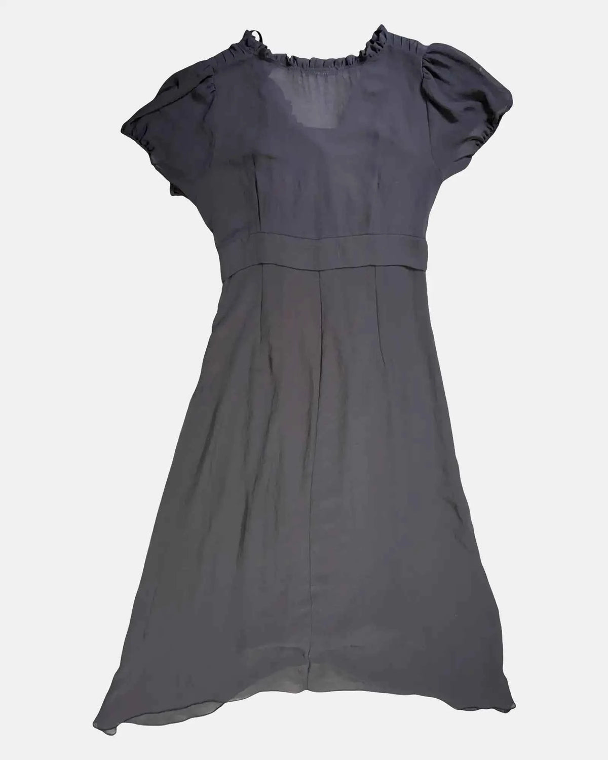 Brown Sheer Dress with Slip