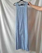Blue Floral Maxi Dress