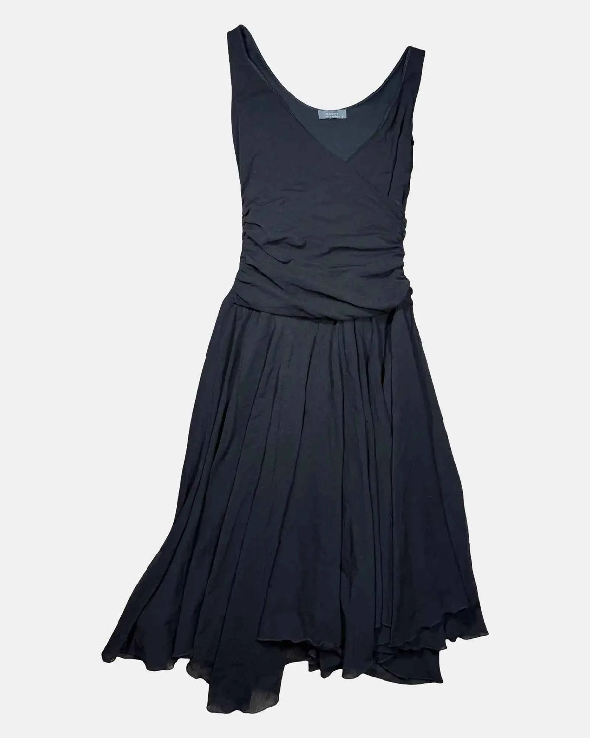 Black Layered Flowy Dress