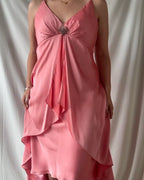 Pink 2000s Fairy Core Dress