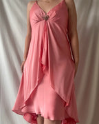 Pink 2000s Fairy Core Dress