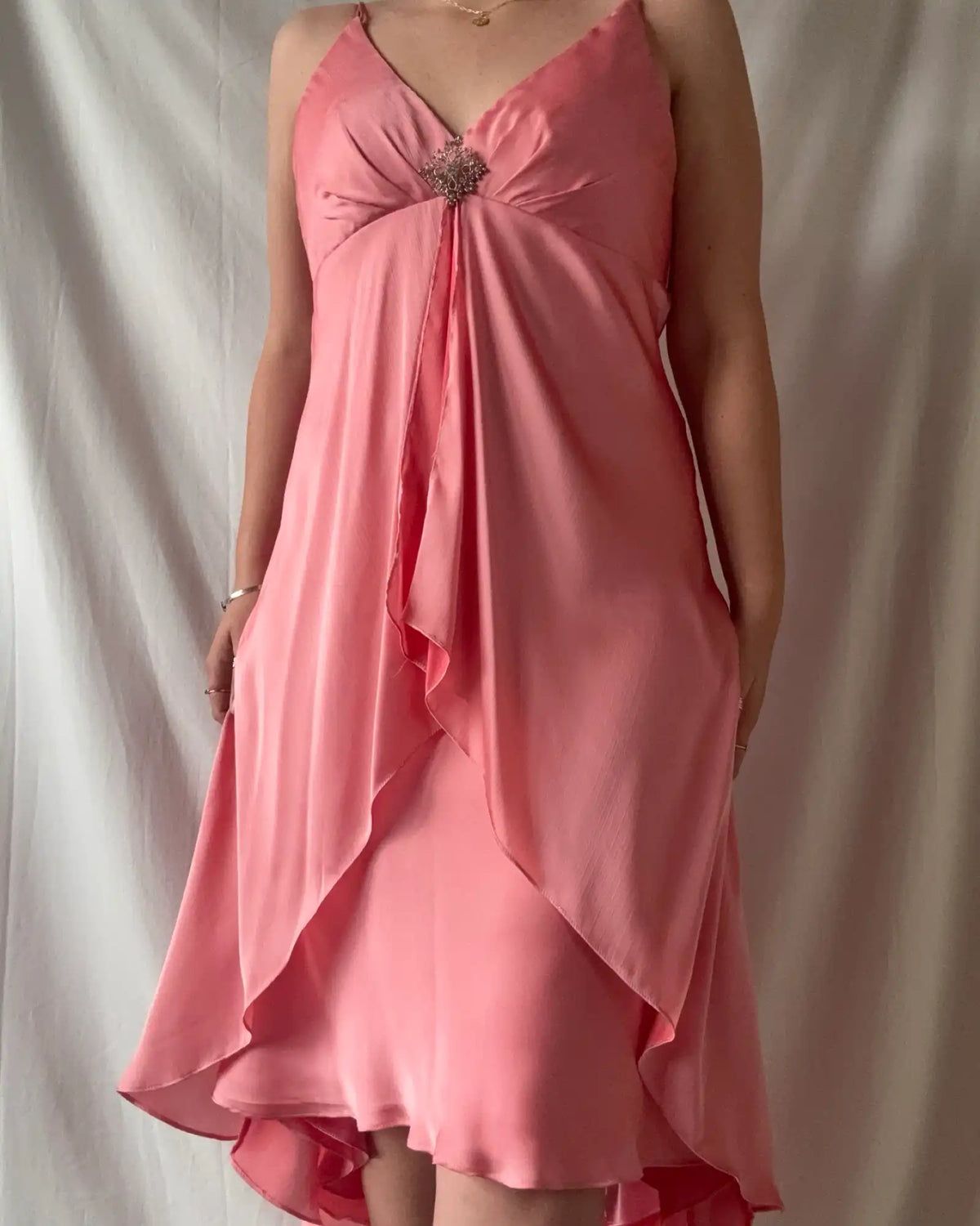Pink 2000s Fairy Core Dress
